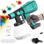 Pedony - pistolets de peinture, 1l paint � peinture �lectrique � la main 1l pain de peinture de peinture ...