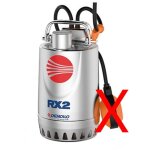 Pedrollo - rx 2 pompe de relevage vide cave 400v inox eaux pluviales 0, 37kw �vacuation sans flotteur ...