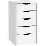 Pegane - commode meuble de rangement coloris blanc - hauteur 71 x longueur 40 x profondeur 43 cm