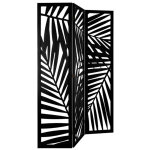 Pegane - paravent contemporain en bois coloris noir - 120 x 170 cm Pegane - paravent contemporain en bois coloris noir - 120 x 170 cm