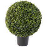 Pegane - plante artificielle haute gamme spcial extrieur / buis boule artificiel - dim : h. 60 x d. ...