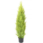 Pegane - plante artificielle haute gamme spécial extérieur / cyprès artificiel coloris vert / jaune - ... Pegane - plante artificielle haute gamme spécial extérieur / cyprès artificiel coloris vert / jaune - ...
