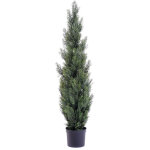 Pegane - plante artificielle haute gamme spécial extérieur / cyprès artificiel mini vert - dim : 125 ... Pegane - plante artificielle haute gamme spécial extérieur / cyprès artificiel mini vert - dim : 125 ...