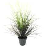 Plante artificielle haute gamme sp�cial ext�rieur / graminee artificielle - dim : 80 x 50 cm pegane