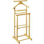 Pegane - valet de nuit en bois massif coloris naturel - l47 x p36 x h102 cm