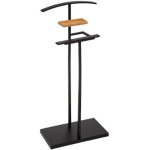 Pegane - valet de nuit double en mtal et bambou - l. 40. 3 x p. 22 x h. 114, 5 cm