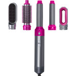 Peigne � air chaud 5 en 1, lisseur, fer � friser et s�che - cheveux s�che - cheveux multifonction avec ...