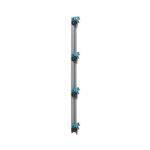 Peigne d'alimentation verticale vx� optimis�e monophas�e - pour coffret 4 rang�es entraxe 125mm - 405002 ...