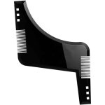 Peigne barbe, peigne pochoir barbe homme, beard shaping template tool & comb, barber tools pochoir � ...