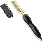 Peigne chauffant, lisseur lectrique, anti - brlure, portable, brosse  barbe chauffante, haute temprature, ...