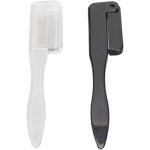 Peigne � cils pliable � dents en acier inoxydable, applicateur de mascara, brosse de soin des sourcils ...