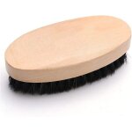 Peigne de coiffure pour homme pour barbe, poils de sanglier 100% naturels, marque de haute qualit�, manche ...