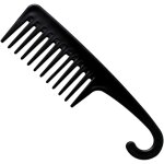 Peigne � dents larges, peigne de douche, peigne coiffant, avec manche � crochet pour le d�m�lage des ...