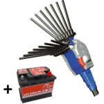 Peigne lectrique professionnel lisam oliwatt 2 avec batterie 12v 60ah