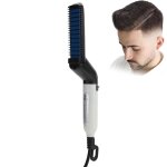 Peigne lissant ionique - lisseur  barbe chauffant portable avec fonction anti - brlure