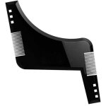 Peigne pochoir barbe homme par - accessoire de rasage et d?entretien de contour de barbe