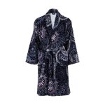 Peignoir de bain en coton 'medley' bleu l
