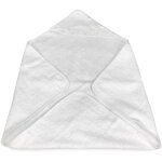 Peignoir pouponnire aida serviette pour bb en pur coton blanc