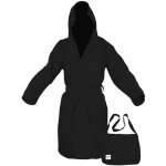 Peignoir technique poddy en microfibre noir m