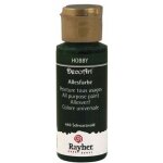 Peinture acrylique - deco art - vert for�t noir - 59 ml - r�sistante � la lumi�re - tous supports