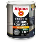 Alpina - peinture acrylique multisupports - satin conditionnement: 2, 5l - couleur: ral 7015 gris fonce ...