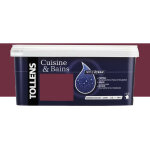 Tollens - peinture acrylique 'cuisine & bains triple ecran' violet digital 1, 5 l
