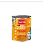 Durieu - peinture dcorative antirouille rustol deco ral 9010 blanc pur brillant 0, 75l owatrol