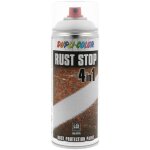 Peinture antirouille ral9010 satine 4 en 1 rust stop 400ml dupli