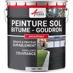 Peinture, bitume, goudron, asphalte, macadam, rsine, sol, extrieur, bton, enrob, rnov, dcoration ...