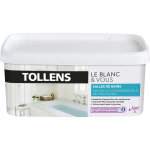 Tollens - peinture blanche cuisines et salles de bains rsiste  l'humidit et aux moisissures - velours ...