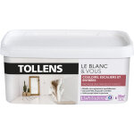 Tollens - peinture blanche spciale couloirs, escaliers et entres velours - blanc 2, 5l = 30m2