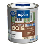 Ripolin - peinture pour bois intérieur et extérieur - satin - 0, 5l - blanc Ripolin - peinture pour bois intérieur et extérieur - satin - 0, 5l - blanc