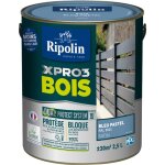 Ripolin - peinture pour bois intrieur et extrieur - satin - 2, 5l - bleu pastel ral 5024