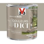 Peinture bois v33 couleurs d'ici beige nature 0, 5 l