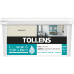 Tollens - peinture cuisine et salle de bain - ultra r�sistante pour murs, boiseries, radiateurs - lin ...