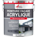 Arcane industries - peinture, fa�ade, acrylique, 14 couleurs, durable, jusqu'� 15, ans, r�novation, fa�ade, ...
