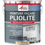 Arcane industries - peinture faade pliolite, ton pierre, blanc, gris, beige, blanc, peinture hydrofuge, ...