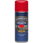 Hammerite - peinture fer aérosol direct sur rouille - brillant rouge vif - 400 ml Hammerite - peinture fer aérosol direct sur rouille - brillant rouge vif - 400 ml