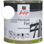 Peinture fer antirouille blanc jafep 0, 5 l