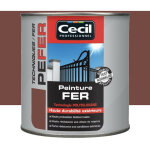 Peinture fer ccil professionnel pe fer rouge pays basque 0, 5 l