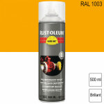 Rust - oleum - peinture de finition industrielle a�rosol hard hat ral 1003 jaune de s�curit� brillant ...