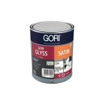 Peinture blanche satin�e microporeuse 3l ? pour boiseries int�rieures et ext�rieures ? rendement 13 m� ...