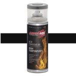 Peinture haute temp�rature - ambro - sol - v400temp. 7 - noir brillant - 400 ml - r�sistance 650�c