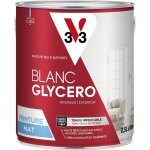 V33 - peinture int�rieur / ext�rieur glyc�ro monocouche blanc mat 2, 5l