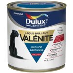 Peinture laque val�nite brillant bleu de bretagne 0, 5 l - dulux valentine