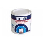 Titan - peinture lavable murs et plafonds - blanc mat - intrieur - 750ml lux