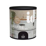Peinture meubles et boiseries charme 500ml noir id paris