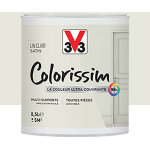 V33 - peinture multi - supports colorissim satin lin clair 0, 5 l V33 - peinture multi - supports colorissim satin lin clair 0, 5 l
