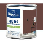 Ripolin - peinture murs, boiseries, radiateurs satin rouge bayonne 0, 5 l