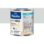 Peinture murale toutes pices - mat - 0, 5l - gris souris - ripolin